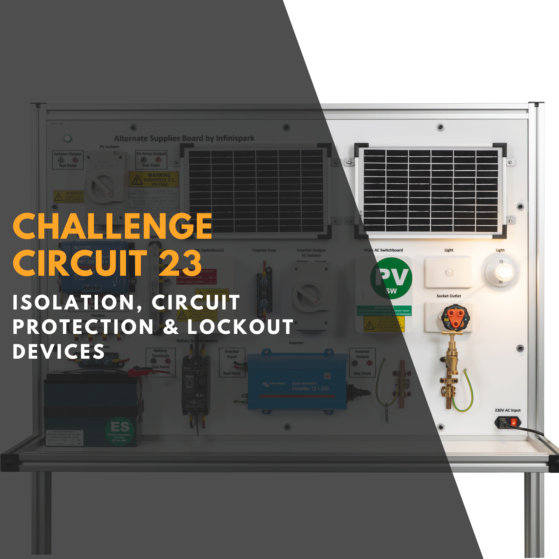Challenge Circuit 23: Isolation, circuit protection & lockout devices